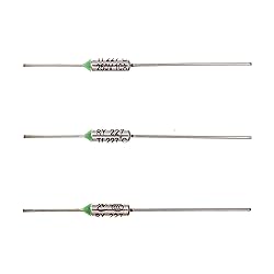 HUABAN 10 Pieces Metal Temperature Thermal Fuse