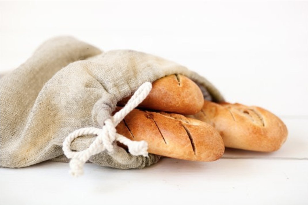 100 Natural Linen Bread Bags Cloth Bag Storage for Artisan Bread