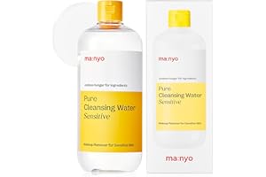ma:nyo Pure Cleansing Water | Triple Micellar Technology for Sensitive Skin, Makeup Remover & Hydrating Cleanser, Korean Skincare 16.9 fl oz (500ml)
