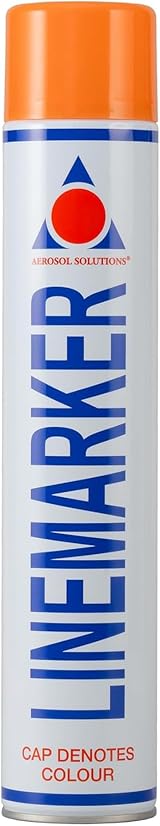 Aerosol Solutions Line Marker Spray Paint Orange 750 ml view 1