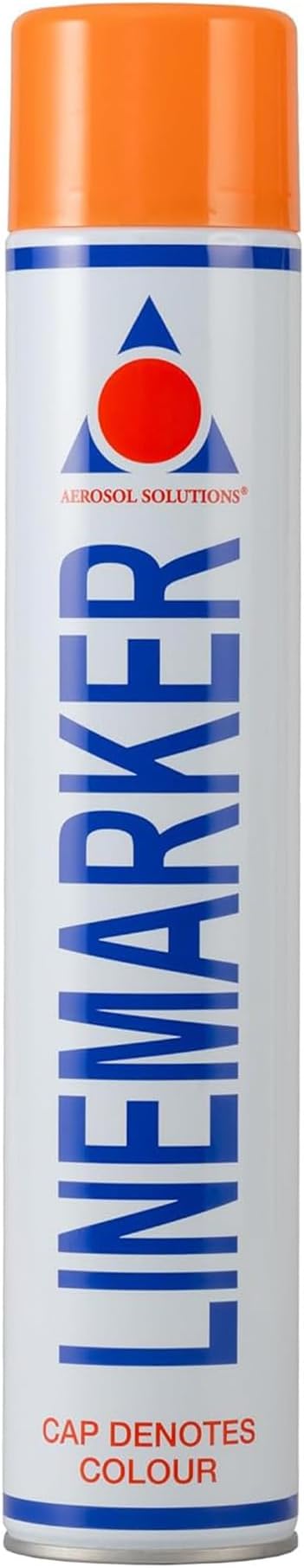 Aerosol Solutions Line Marker Spray Paint Orange 750 ml