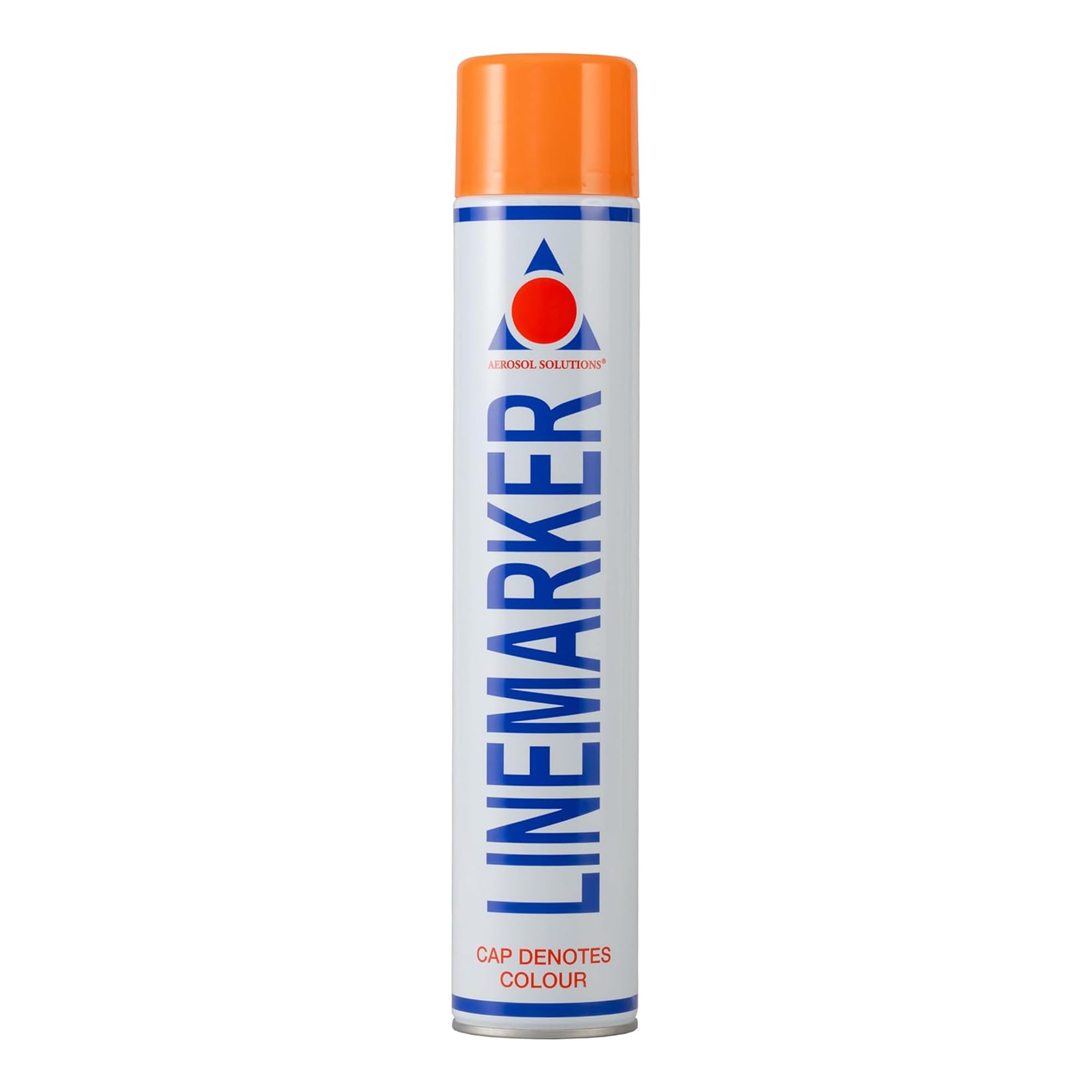 Aerosol Solutions Line Marker, Grass and Road Spray Paint, Orange, 750 ml (Pack of 1)