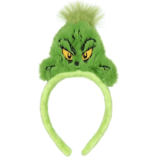 Dr. Seuss Grinch Max Headband 2 Pack Holiday Costume Accessory for Women Girls Amazon.com: Bioworld Dr. Seuss How GRINCH Stole Christmas  main image 3