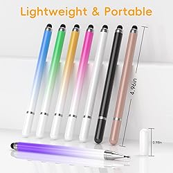 YaCeSyn 8 Pcs Universal 2 in 1 Stylus Pens for