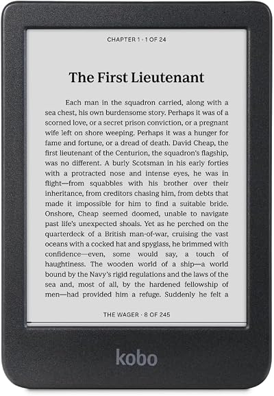 Kobo Clara 6 World Clara BW eReader 16GB Waterproof ComfortLight PRO