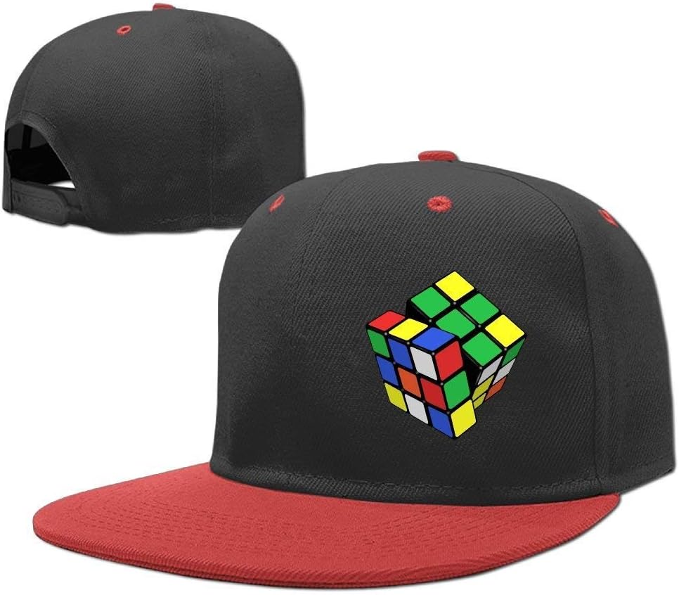 GHEDPO Adjustable Baseball Cap Hip Hop Hat Cute Rubik's Cube Boy-Girl