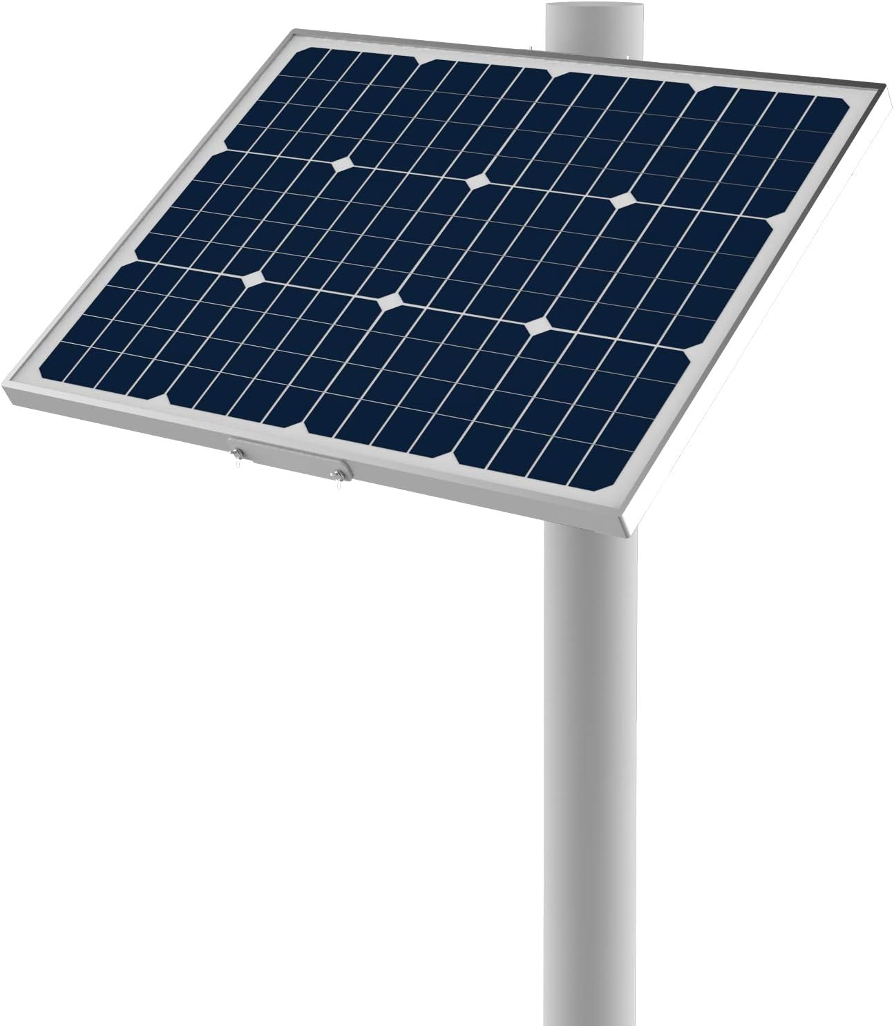 SUNER POWER Adjustable Pole Mounting Bracket Rack Kit for 50W Solar Panel - Fit Pole Dia 2.35-4.0 Inch / 60mm - 100mm: Garden & Outdoor