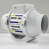 Fantronix 100 mm Inline Bathroom Fan & LED Light Kit with Run-On Timer view 4