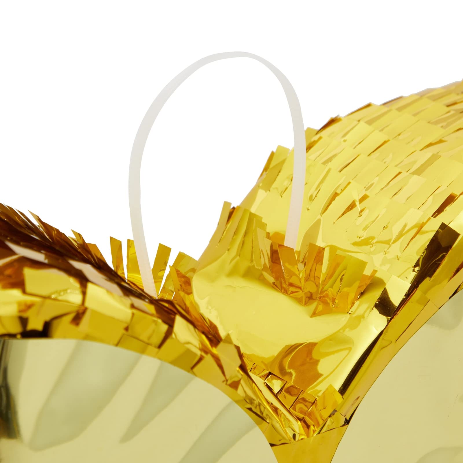 Sparkle and Bash Gold Foil Number 30 Pinata for 30th Birthday Party Decorations, Anniversary Celebrations (Small, 16.5 x 13 x 3 Inches)