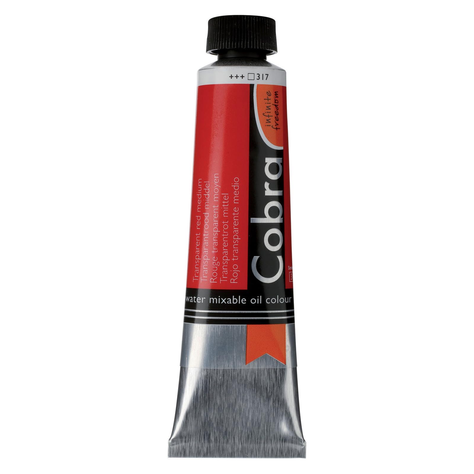 Cobra Artist Oil Colour Tube 40 ml Transparent Red Medium 317