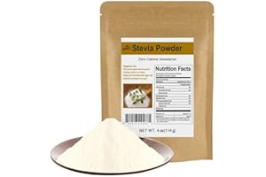 CCnature Stevia Powder Extract Natural Sweetener Zero Calorie Sugar Substitute 4oz