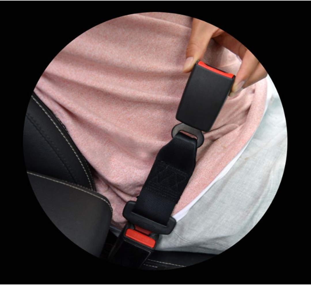 2 Pack 8 Seat Belt Extender for Cars 7/8 inch Metal Tongue E11 Safety