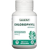 Chlorophyll Capsules - Cold Extracted from Non-GMO Alfalfa - Natural Detox - Alkaline - Natural Body Deodorant - Powerful Ant