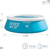 Intex Easy Set Pool 6 ft x 20 in Blue #28101 Brand New Starter Pool view 4