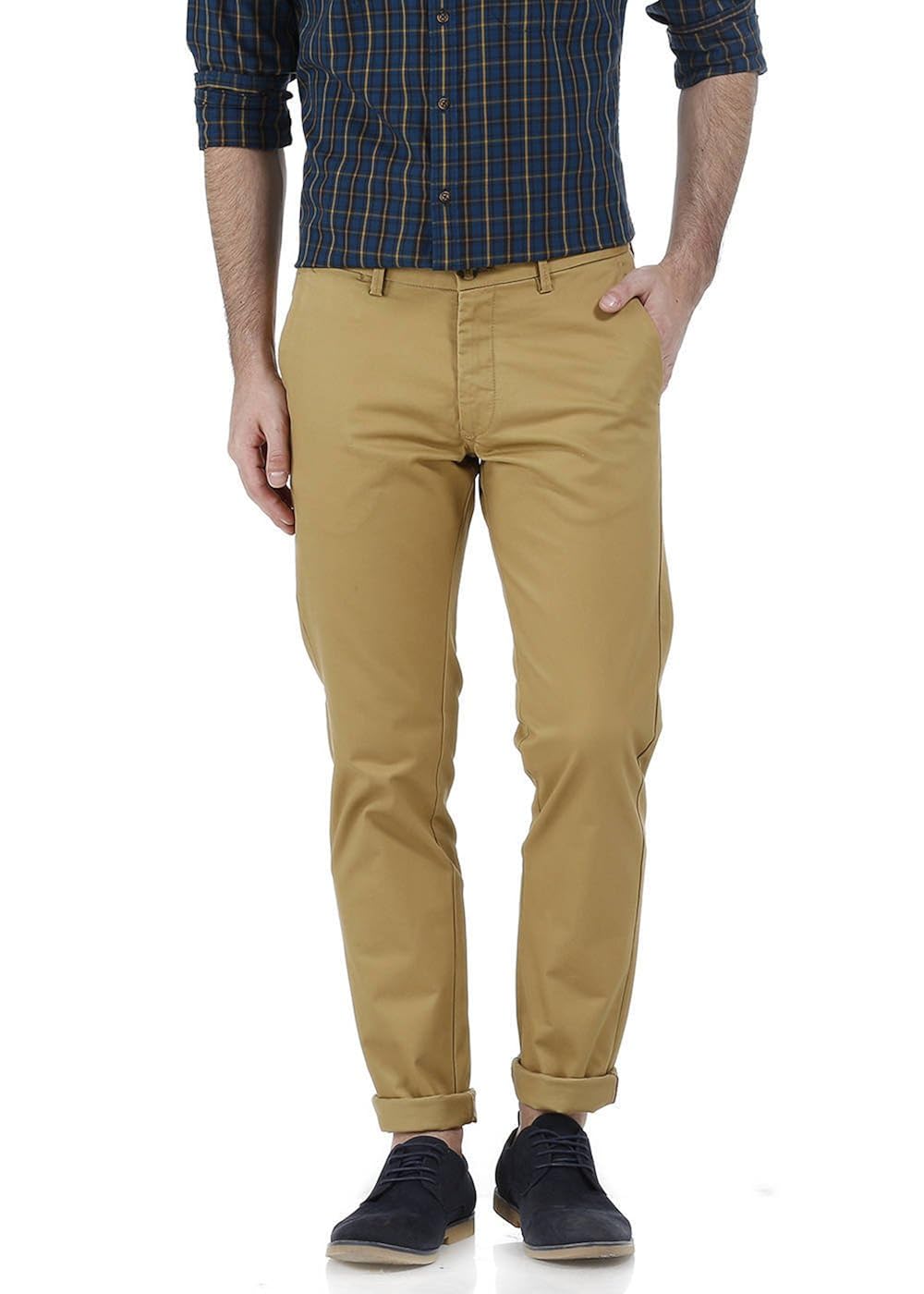 Buy BASICS Men's Casual Trousers at Amazon.in