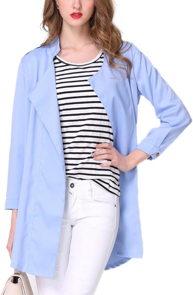 Honghu Women's Long Sleeve Coat