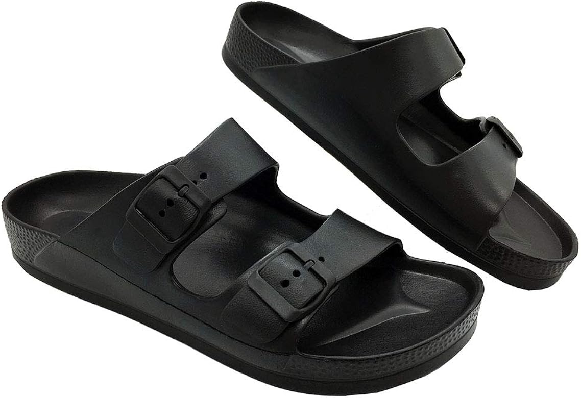 black buckle slides