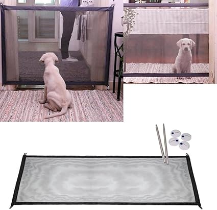 portable kids & pets safety door guard