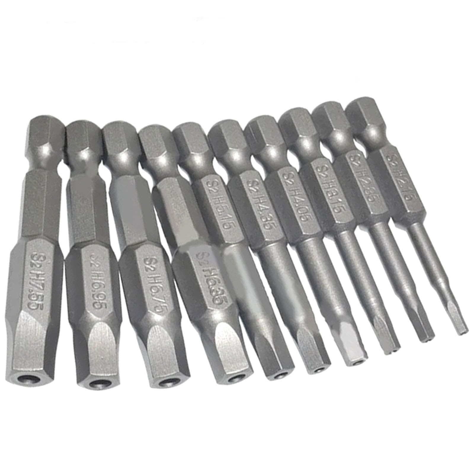 10 Pcs Magnetic Pentagon Head Screwdriver Bits Set, Security Bit Set, Pentagon Head Screwdriver Bits, Hex Shank Security Tamper Proof Pentagonal Screwdriver Bit Set Length 50 mm