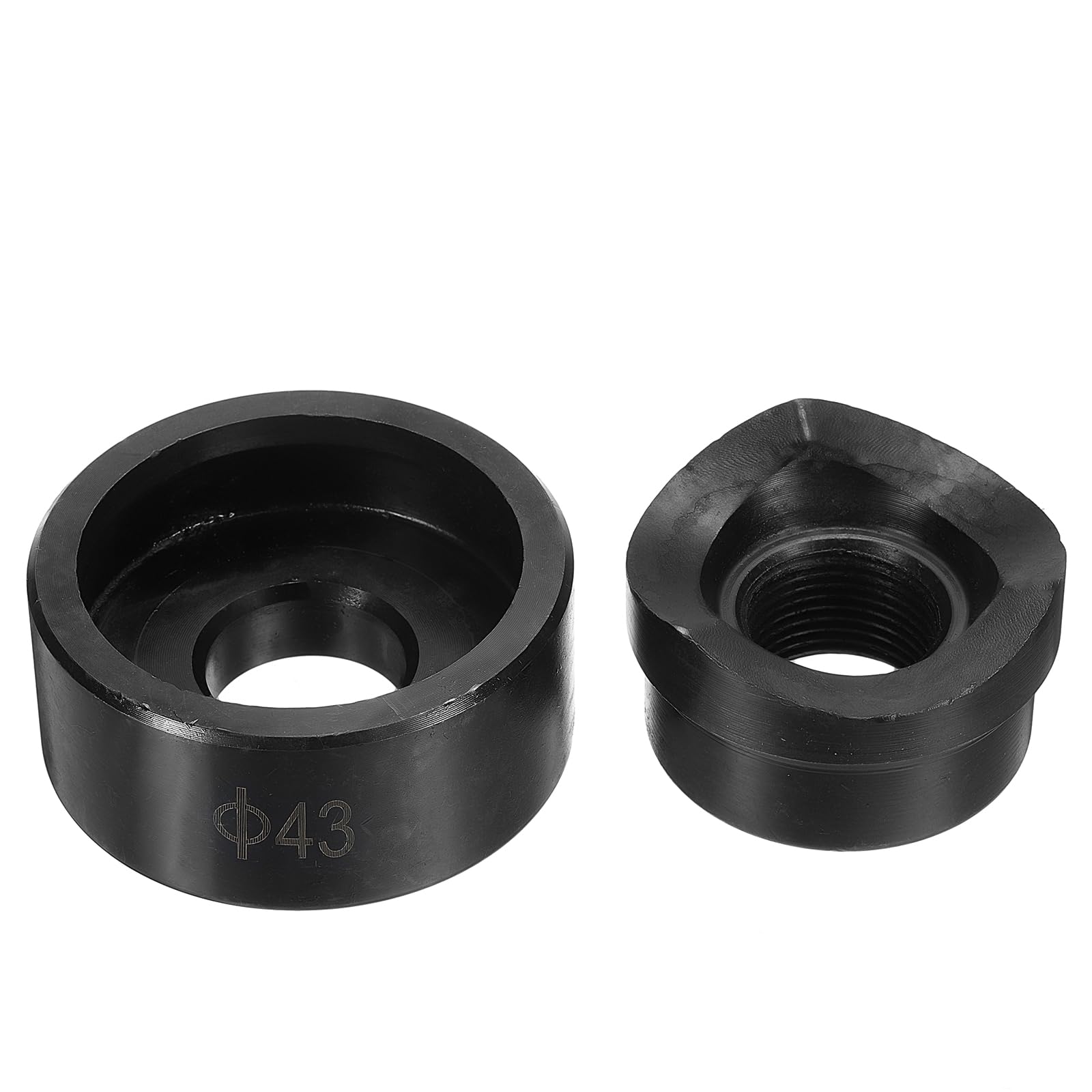 uxcell Conduit Punch and Die 43mm Chrome Steel Manual Knockout Punch Conduit Hole Cutter Set for Hydraulic Knock Out Driver