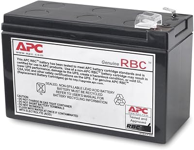 APC Replacement Battery Cartridge RBC110 84VAh Lead-Acid Sealed 1 Pack