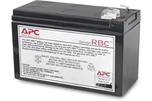 APC UPS Battery Replacement, RBC2, for APC Back-UPS Models BE500R, BK300C, BK350, BK500, BK500BLK, BK500M, BK500MC, BK500MUS,