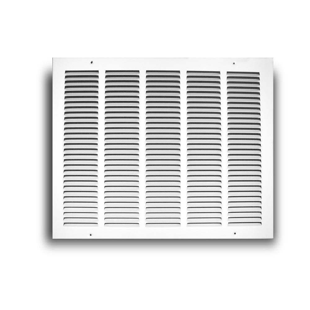 Black Sidewall and Ceiling 16w X 16h Steel Return Air Grilles HVAC Duct