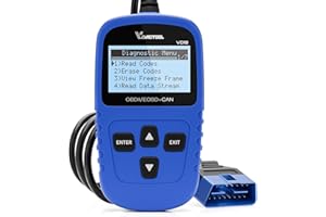 VDIAGTOOL VD10 OBD2 Scanner Code Reader Car Diagnostic Tool Engine Fault Code Reader for Turn Off CEL with Freeze Frame/I/M Readiness for All OBDII Protocol Cars, OBD2 Scanner Diagnostic Tool