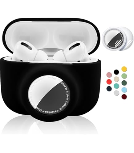 AirPods Pro 2 本体　新品　アップル　iPhone AirTag 付 Amazon.com: [2 Pack] for Airpods pro 2 airtag case,2 in 1 Case for