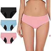 ALLBASE Women's High Absorbency Period Underwear - Leak-Proof & Reusable Menstrual Pants