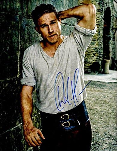 Charlie Hunnam Signed Autographed King Arthur Sons Of Anarchy