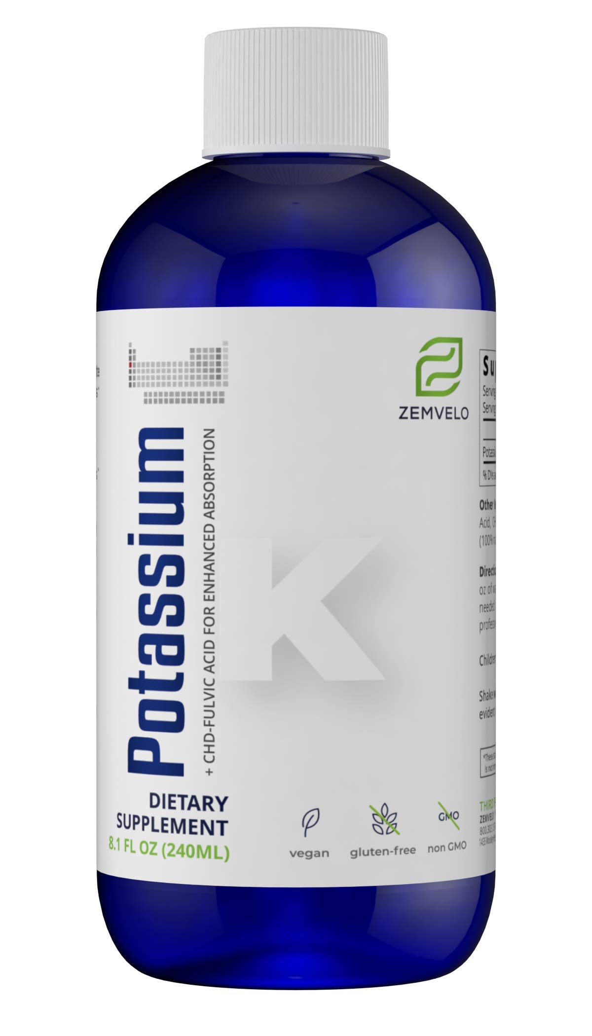 Liquid Ionic Potassium Citrate Supplement