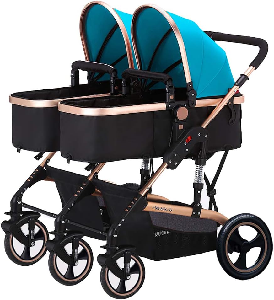 most compact double pram