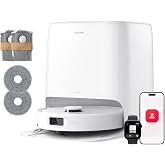 roborock 2026 New Qrevo 2 Pro Set Robot Vacuum and Mop, 25,000Pa Suction | FlexiArm Edge Mopping, Zero-Tangle, High-Temperature Mop Self-Cleaning, Smart Obstacle Avoidance, Auto Mop Removal, White