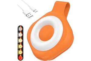Nurse Night Light Clip for Badge - Rechargeable Magnetic Badge Light with 6 Brightness & 3 Color Modes, Hands-Free Nurse Esse