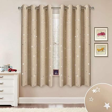 Pony Dance Eyelet Curtains For Nursery 52 Inch W By 54 Inch L