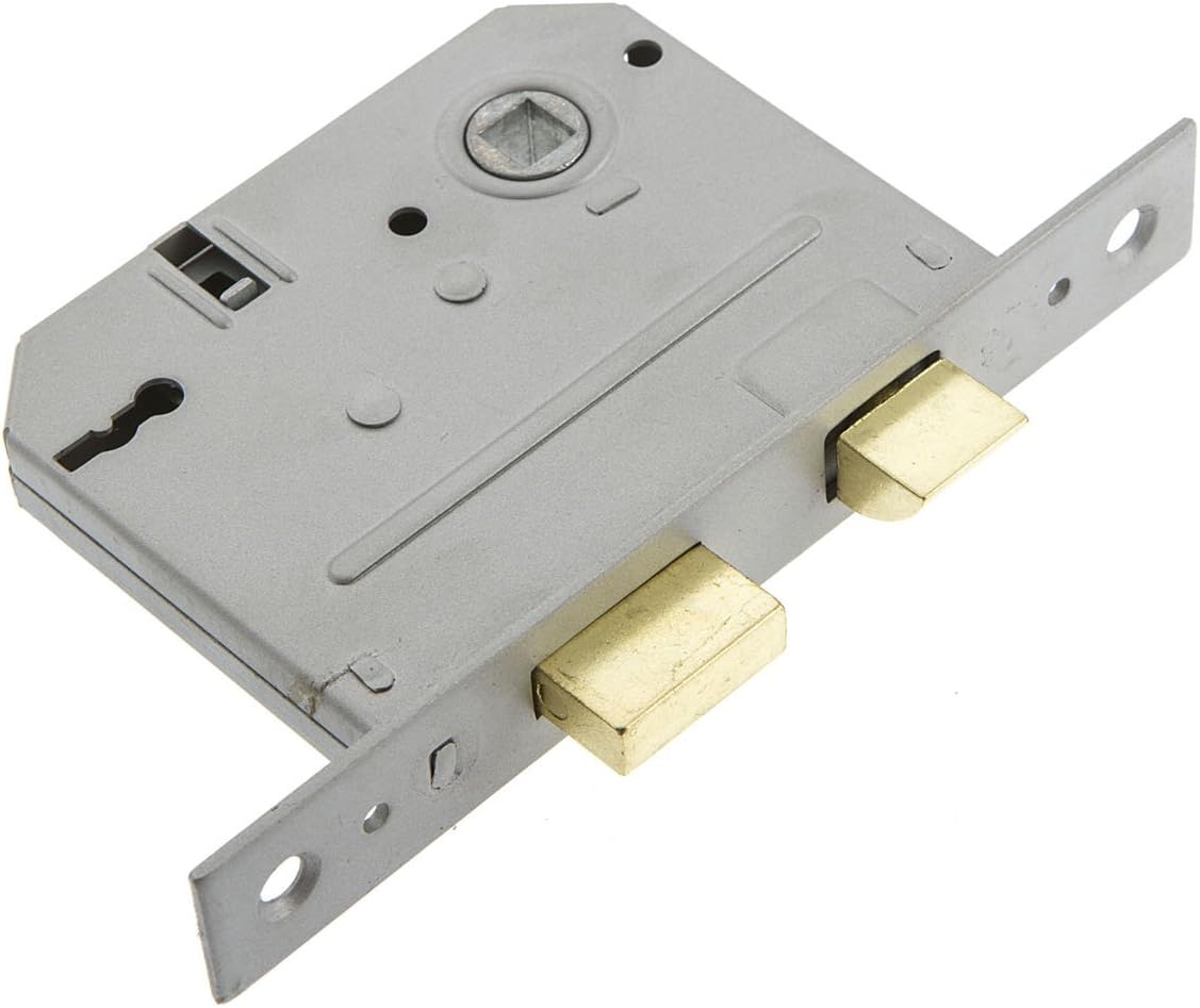 Sterling MLB325N 2.5-inch/65mm 3-Lever Bathroom Sashlock - Nickel, 2.5"