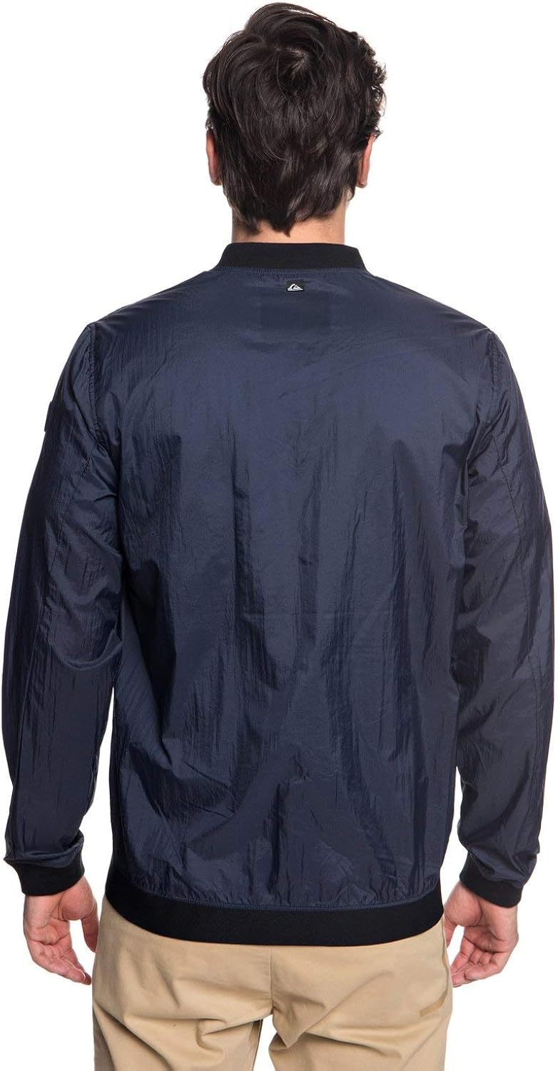 Quiksilver Men's QPAK Bomber Packable Jacket, Blue Nights, XL: Clothing