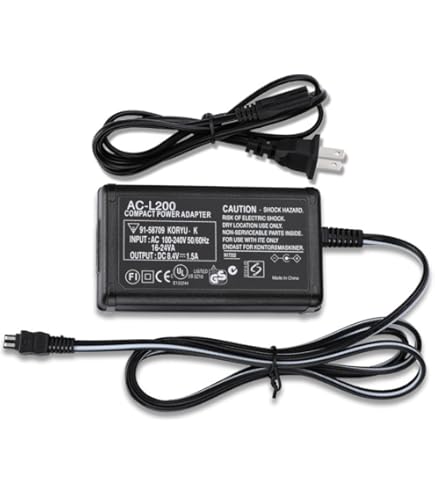 Amazon.com : AC Power Adapter Charger for Sony HDR-HC3, HDR-HC5