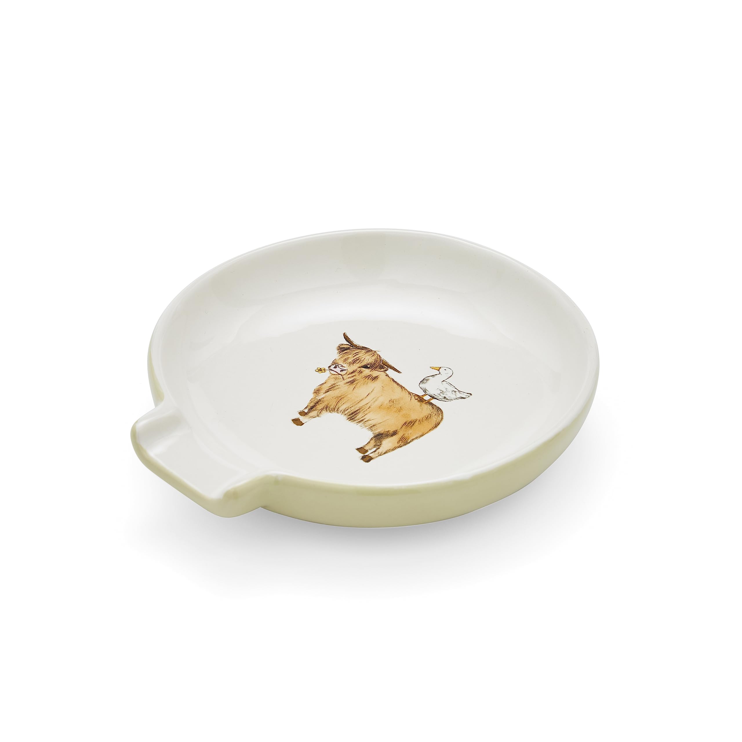 Cooksmart British Designed Large Spoon Rest | Spoon Rests for All Type of Spoons | Kitchen Spoon Rest for All Types of Kitchens - Buttercup Farm