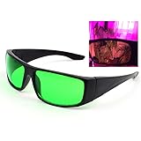Indoor Hydroponics LED Grow Light Room Glasses Anti UV and red Lights for Intense LED Lighting Visual Eye Protection
