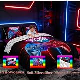 Loussiesd Single Gamer Duvet Cover Set Multi Color Gamepad Bedding 2 Pcs view 4