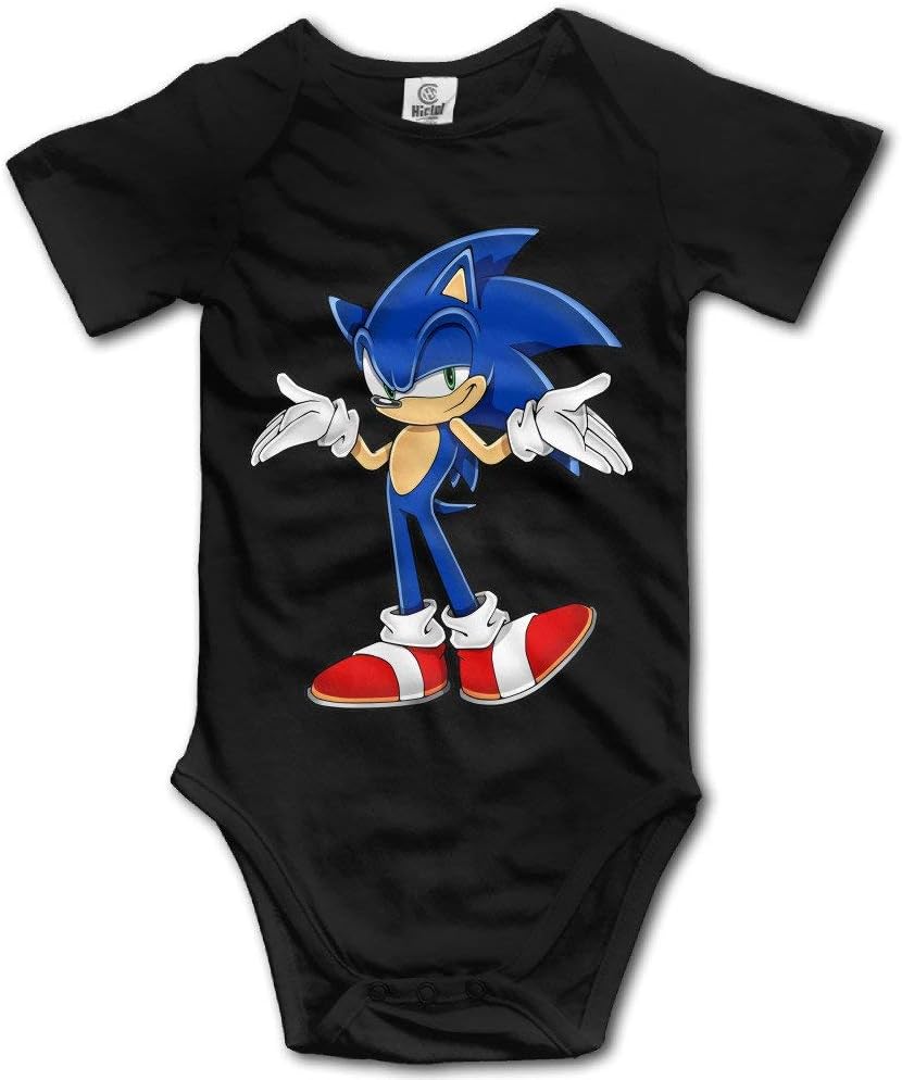 Sonic Hedgehog Cute for Rock Climbing Suits Rompers – Black