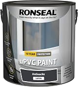 Ronseal uPVC Paint Anthracite Satin 2.5L Durable Exterior Weatherproof view 3