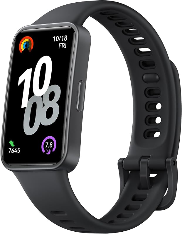 Smartwatch HUAWEI Band 10, Monitoramento de Atividade Física AI, Análise do Sono de Nível Profissional, VFC Média Durante o Sono e Dados do Sono, 14 Dias, iOS e Android