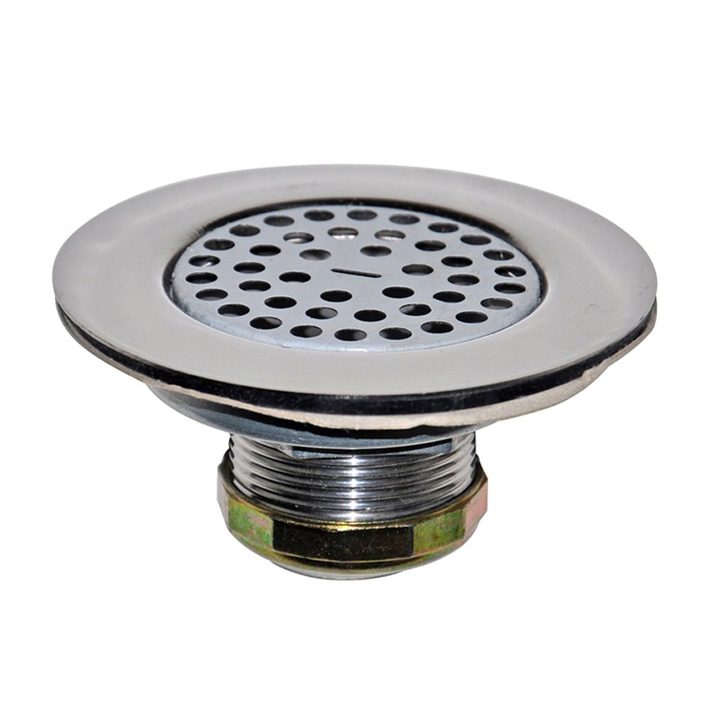 Danco 10644 4 1/2" Mobile Home Flat Top Shower Drain Strainer in Chrome