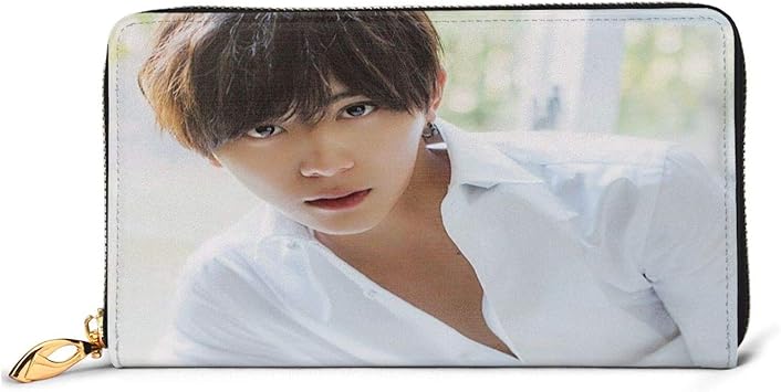 Amazon 革財布 山田涼介 財布 おしゃれ 高級感 長財布 ファスナー 両面本革 多機能 大容量 携帯に便利 シンプルで快適で長持ち 軽量小銭入れあ 現金 収納 日常 カジュアル 財布 男女通用 2 5 10 5 19cm 財布