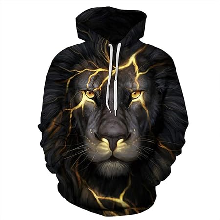 hoodie with lion head