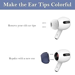 Vsagier 4 Pairs Replacement Ear Tips for AirPods