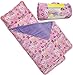 Bambino Bliss Kids Nap Mat with Removable Pillow - Soft, Lightweight Mats, Easy Clean Toddler Nap Pad for Preschool, Daycare, Kindergarten - Children Sleeping Bag (Princess)